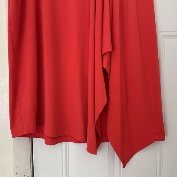 Michael KORS ASYMMETRICAL ORANGE  WOMAN SKIRT SIZE US XL​​ - Picture 12 of 14